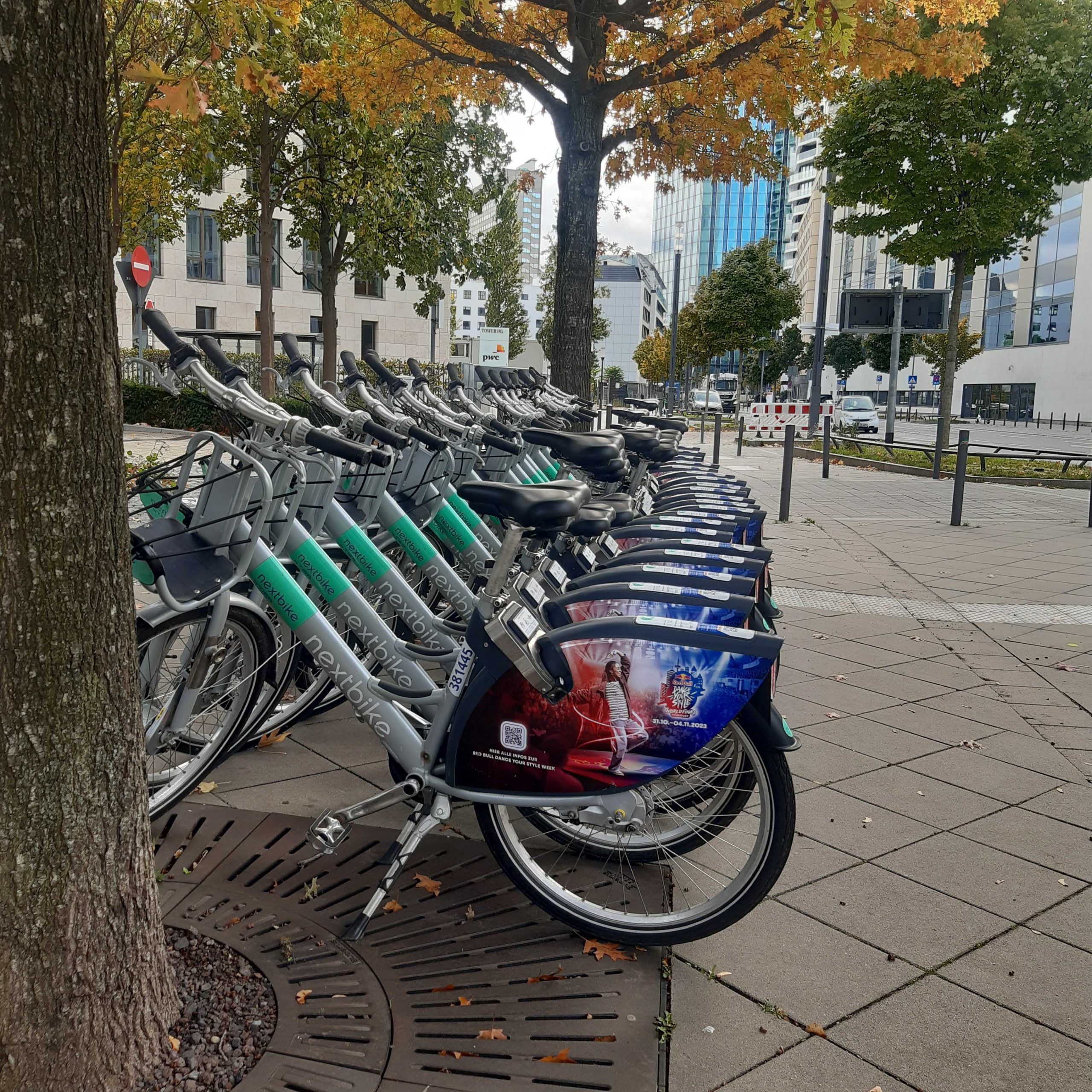 Added value of micromobility: Nextbike bikes to accompany events